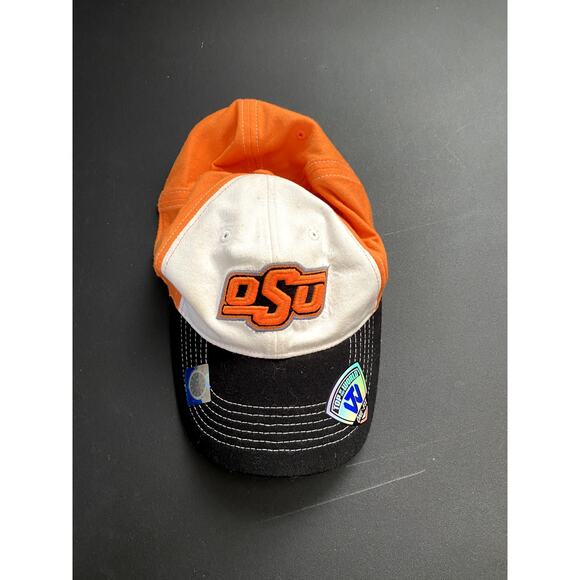 OSU Oklahoma State Cowboys Orange White Black Cap Hat Stickers NCAA Logo - Picture 5 of 5
